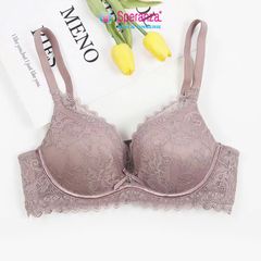 Áo ngực nữ không gọng mút mỏng ren mềm mịn thoải mái SPA7317SH