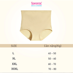Quần Lót định hình eo Speranza mềm mại và thoải mái màu trơn thường ngày cho nữ - SPQG5616SH