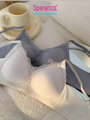 Áo ngực nữ không gọng mút cao su ren nâng ngực nhỏ nhắn lưng đẹp SPA6829SH