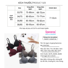 Áo ngưc nữ có gọng dành cho thanh lịch thoải mái SPA7301SH