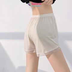 Quần lót nữ dạng short Speranza lụa lạnh freesize 40-65kg có ren mặc váy mặc ngủ dễ thương SPQ0419SH