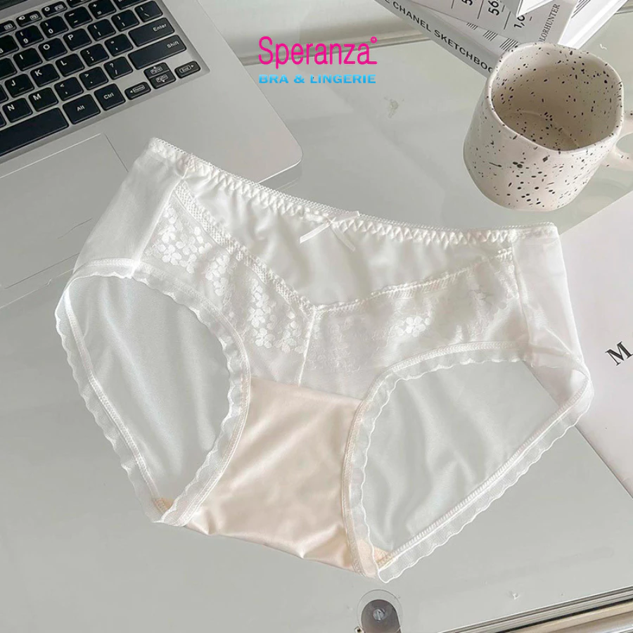 Quần lót nữ ren tạo dáng ngọt ngào cotton ôm mông SPQ878SH