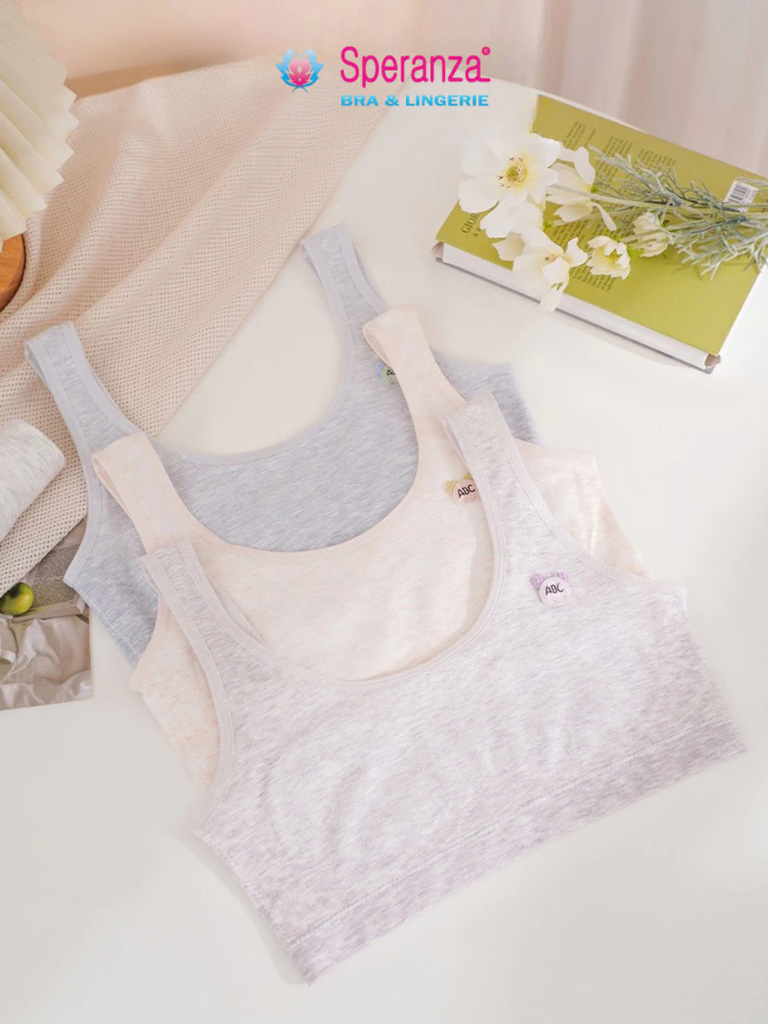 Áo lót bé gái Speranza | Áo vest trẻ em mềm mại, thoáng khí, chống lộ, co giãn 4 chiều - SPAL0712SH
