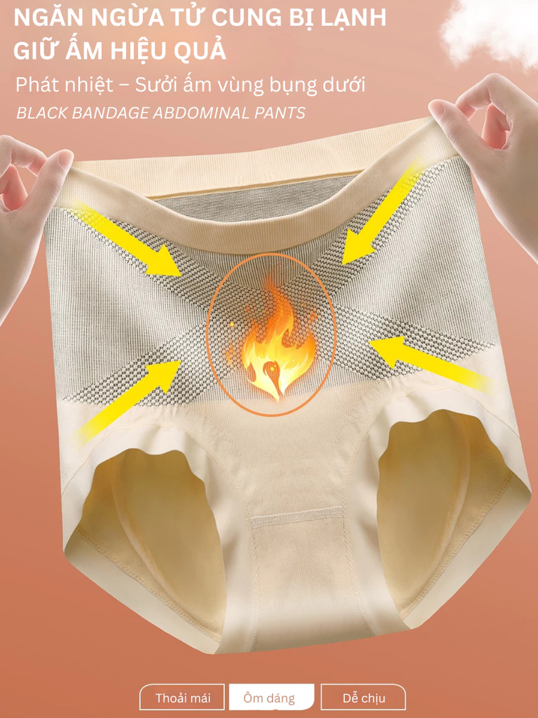 Quần Lót Định Hình Nữ Cạp Cao – Chống Cuộn, Nâng Mông, Siết Eo Chuẩn Dáng Tự Nhiên - SPQ371SH