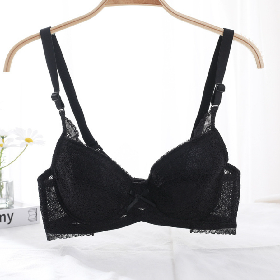 Áo ngực nữ có gọng không mút phối ren nhiều màu SPA412SH