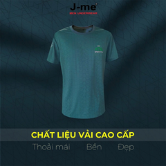 Áo Thể Thao Nam J-me Mặc Siêu Mát Tập Gym, Chạy Bộ, Du Lịch – Co Giãn, Thấm Mồ Hôi - JMT128SH