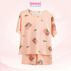 Bộ mặc nhà nữ Speranza, vải cotton cao cấp, họa tiết da dạng xinh xắn trẻ trung - SBD24301SH