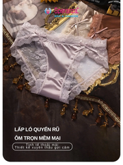 Quần Lót Nữ Ren Gợi Cảm Speranza | Chất Lụa Mềm, Đáy Cotton Thoáng Mát | Size M–XL - SPQ558SH