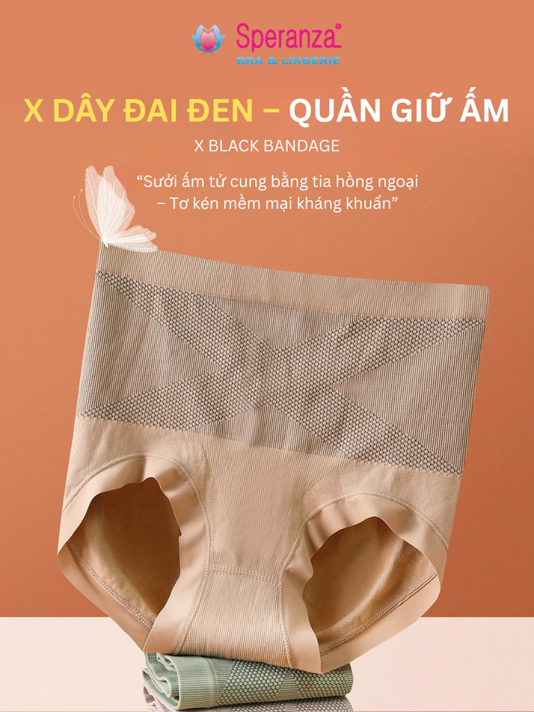 Quần Lót Định Hình Nữ Cạp Cao – Chống Cuộn, Nâng Mông, Siết Eo Chuẩn Dáng Tự Nhiên - SPQ371SH