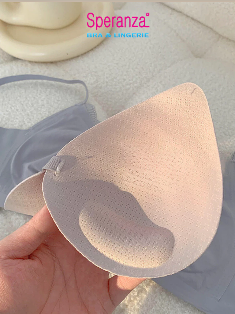 Áo ngực nữ không gọng mút cao su ren nâng ngực nhỏ nhắn lưng đẹp SPA6829SH
