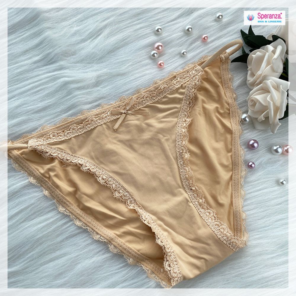 QUẦN LÓT NỮ COTTON DÂY MẢNH VIỀN PHỐI REN SEXY SPQ676SH