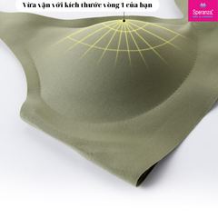 Áo ngực nữ không gọng su đúc mút mỏng không đường may SPA55093SH