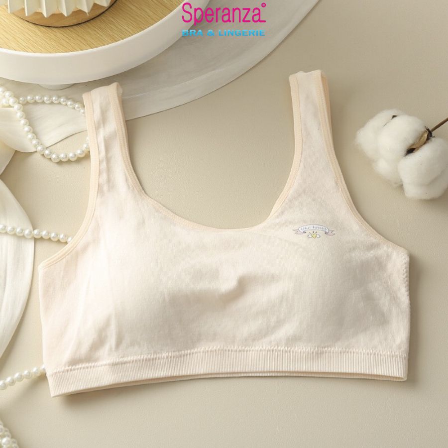 Áo Lá Nữ Sinh Speranza, Vải Cotton Mềm Mại, Thoáng Mát, Có Đệm Bên Trong - SPAL075SH