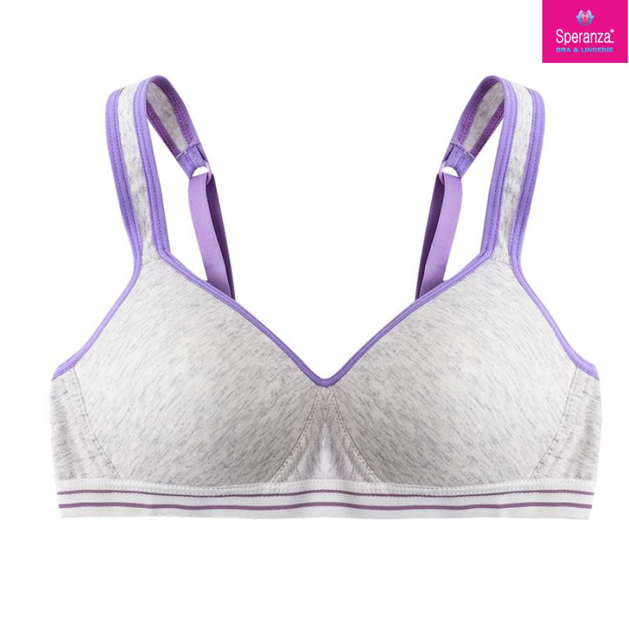 Áo ngực nữ không gọng mút 1 cm cup trơn cotton SPA8860SH