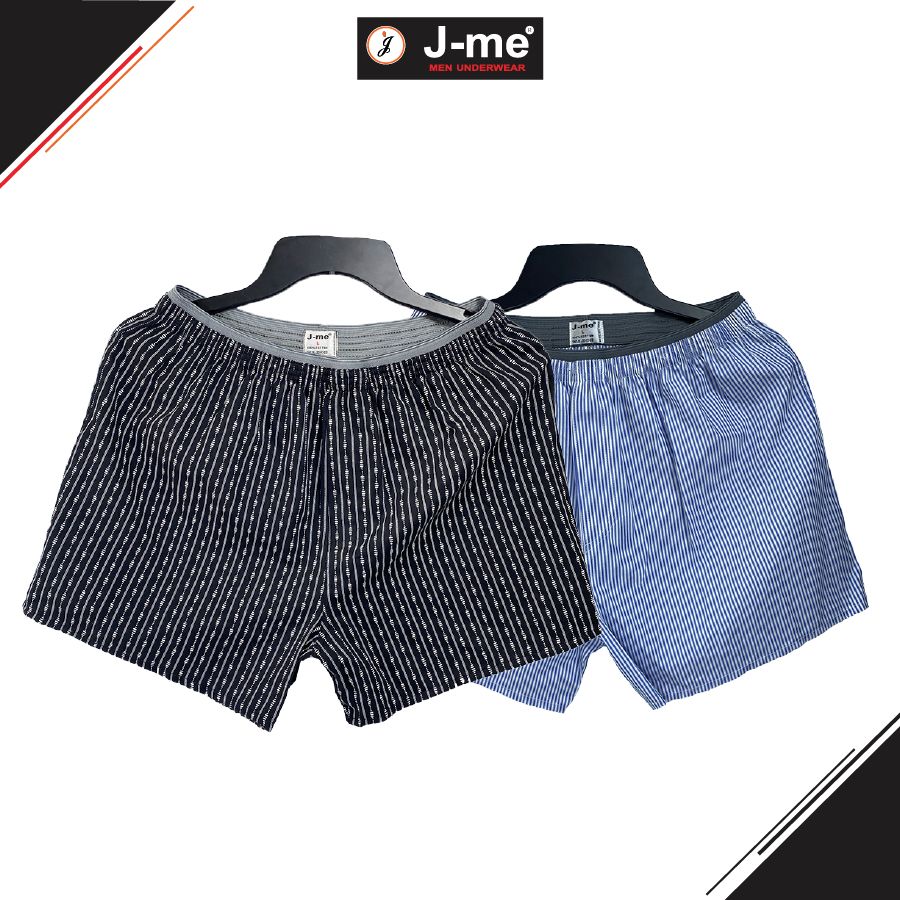 Quần Đùi Nam J-Me, Vải Cotton 2 Lớp Thoáng Mát Thấm Hút Mồ Hôi, Chuyên Dùng Mặc Tại Nhà - JMB065SH