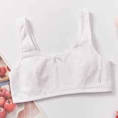 áo Lá Nữ Sinh không mút speranza, vải cotton dày, mềm mại, thấm hút mồ hôi tốt, vừa vặn thân hình bé gái 12-15 tuổi - SPAL7311SH