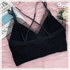 Áo bra nữ 2 dây chữ v hở lưng không gọng nâng ngực SPAL1952SH
