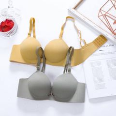 Áo ngực nữ không gọng su vân đệm dày nâng đẩy không hằn trên da SPA497SH