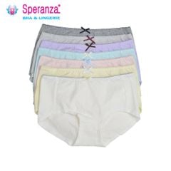 Quần lót nữ trơn cotton lưng vừa mềm mại dễ chịu 45kg trở lên SPQ444SH