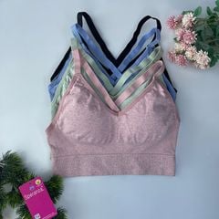 Áo thể thao nữ bra tập gym yoga cotton phù hợp 45-55kg SPAT9038SH