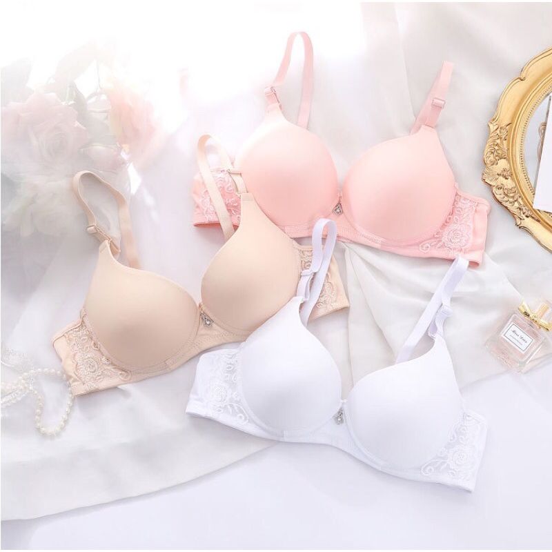 Áo ngực nữ có gọng mút vừa phối ren SPA8837SH