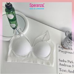 Áo Bra Nữ Speranza, Mút Cao Su Đúc Liền Nhau, Vải Cotton Dệt Kim Mềm Mại Thoáng Mát, Co Dãn Tốt - SPAL720SH