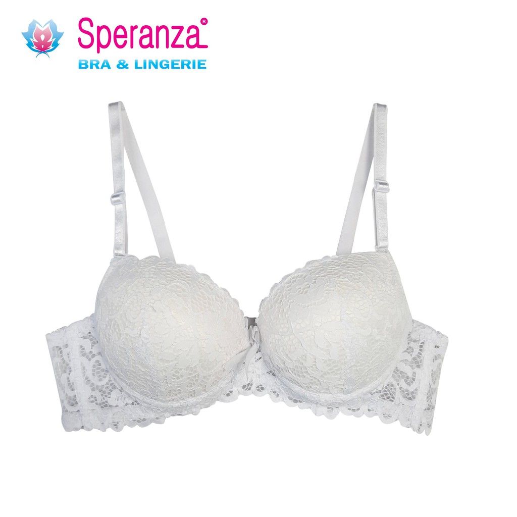 Áo ngực nữ có gọng mút nâng ngực 1-2 cm full Ren cúp 3/4 SPA8561SH