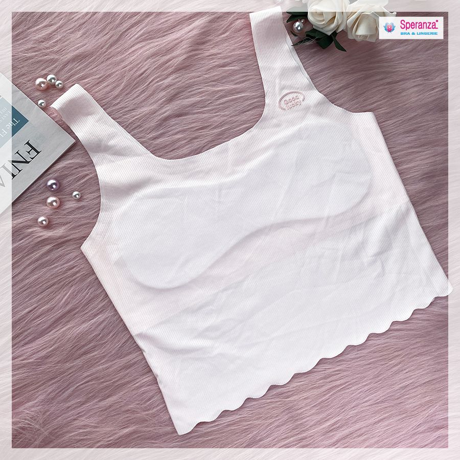 Áo bra nữ vai liền thân áo chữ u không gọng nâng ngực SPAL5860SH