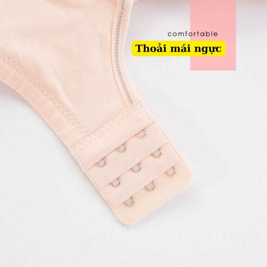 Áo ngực nữ không gọng mút mỏng nhẹ nhàng vải cotton SPA168SH