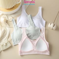 Áo Lá Nữ Sinh Speranza, Vải Cotton Mềm Mại, Thoáng Mát, Có Đệm Bên Trong - SPAL075SH