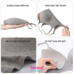Áo ngực nữ không gọng đêm mỏng nâng ngực ôm dáng SPA777SH