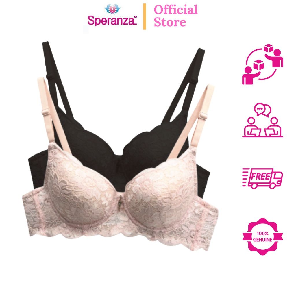 Áo ngực nữ có gọng mút vừa nâng ngực ren thoáng mềm SPA039SH