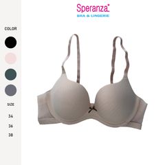 Áo Ngực Su Đúc Không Gọng Speranza, Mềm Mại, Nâng Ngực 2cm và Thoáng Mát, Trẻ Trung - SPA496SH