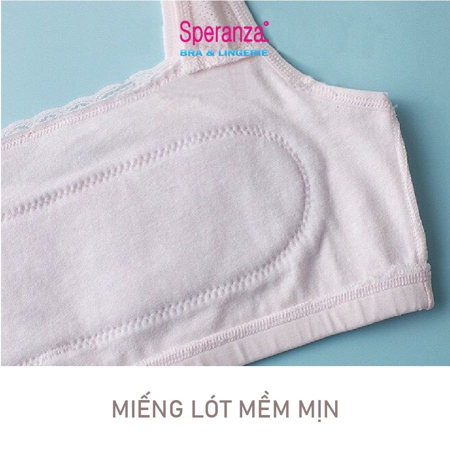 Áo Lót Nữ Sinh Speranza, vải Cotton Mềm Mịn, Thoáng Mát, Bé Gái 35-40kg Mặc Vừa SPAL520SH