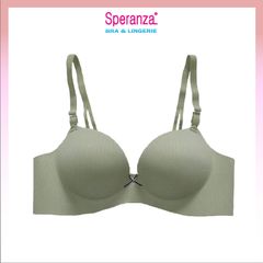 Áo ngực nữ không gọng su vân đệm dày nâng đẩy không hằn trên da SPA497SH