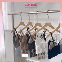 Áo bra nữ mút cao su đúc cotton dệt kim mềm thoáng mát co dãn tốt SPAL720SH