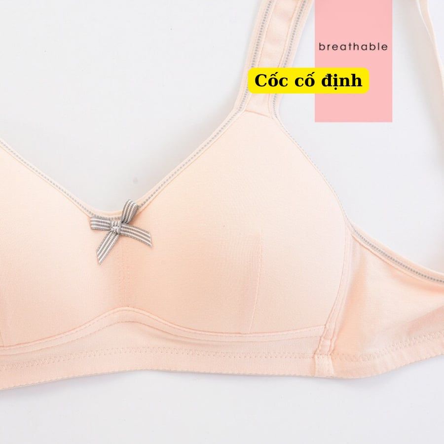 Áo ngực nữ không gọng mút mỏng nhẹ nhàng vải cotton SPA168SH