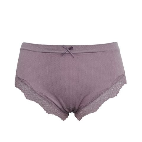 Quần lót nữ seamless phối ren không đường may cạp vừa SPQ381SH