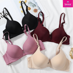 Áo ngực nữ có gọng mút mỏng cup trơn cotton mềm mại SPA202SH