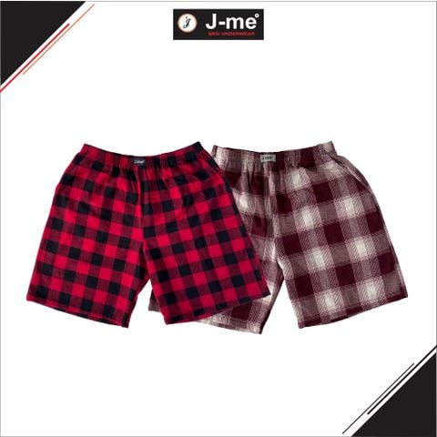 Quần đùi nam J-me, Vải cotton kate thoáng mát, Mặc ở nhà và mặc ngủ - JMB061SH