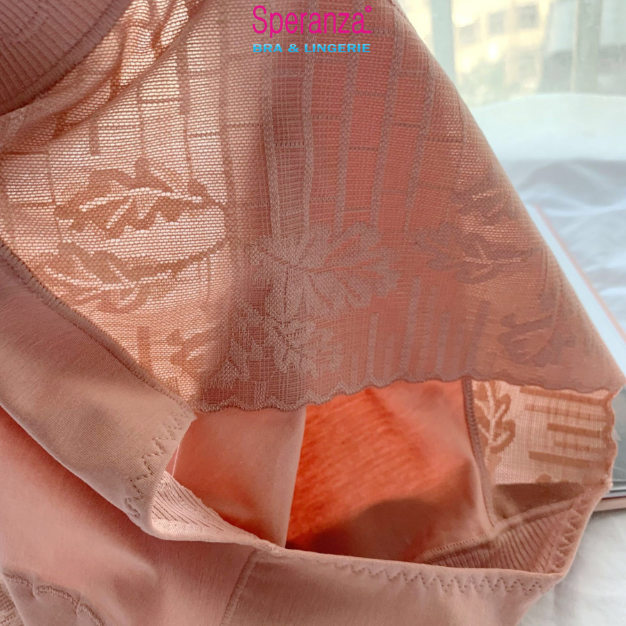 Quần lót nữ cạp cao cotton mềm phối ren thoáng mát, co dãn SPQ88179SH