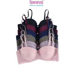 Áo ngực nữ cup ngang có gọng mút mỏng, nâng ngực 1-2cm, phối ren SPA8833SH