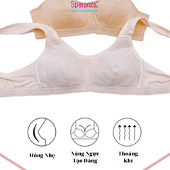 Áo lá nữ không gọng mút ôm sát ngực SPAL208SH