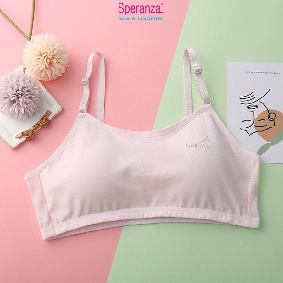 Áo Lá Nữ Sinh Speranza, Có Mút Mỏng Mềm Mại, Thoáng Mát, Bé Gái 40-45kg Mặc Vừa SPAL125SH