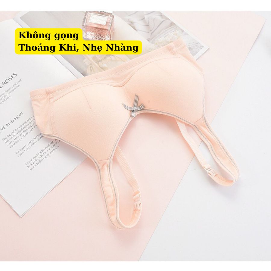 Áo ngực nữ không gọng mút mỏng nhẹ nhàng vải cotton SPA168SH