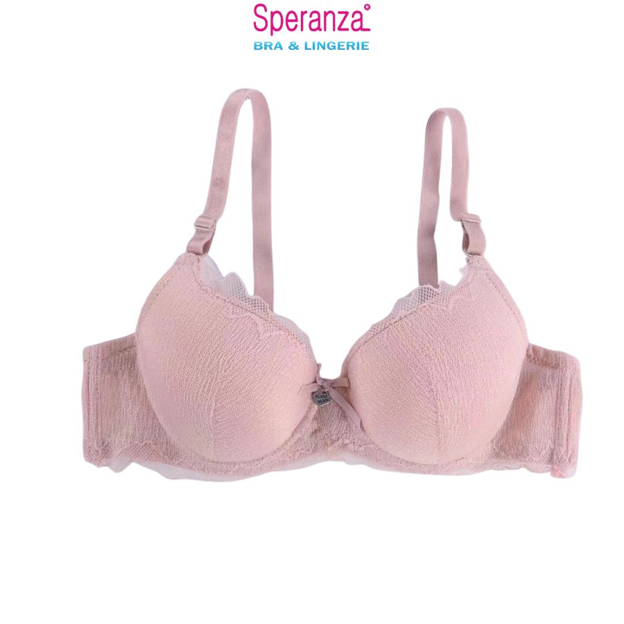 Áo ngực nữ có gọng mút ren nâng 1cm mềm mại SPA8878SH