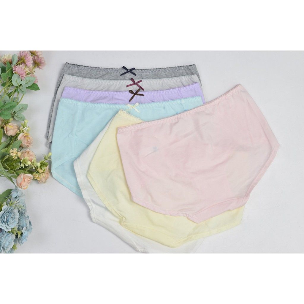 Combo 10 quần lót nữ cotton lưng vừa mát mềm thấm hút mồ hôi SPQ444SH