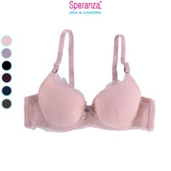 Áo ngực nữ có gọng mút ren nâng 1cm mềm mại SPA8878SH