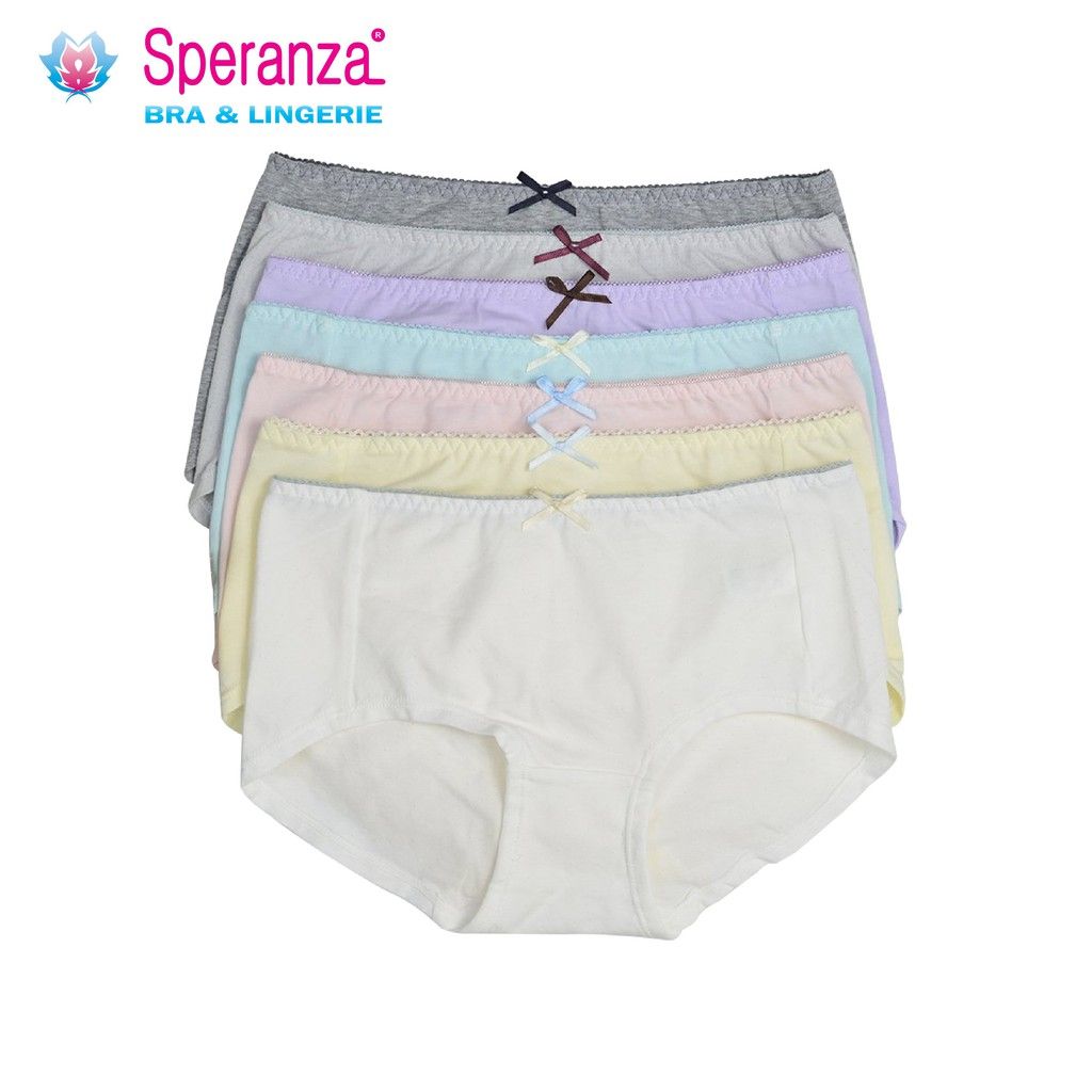 Combo 10 quần lót nữ cotton lưng vừa mát mềm thấm hút mồ hôi SPQ444SH