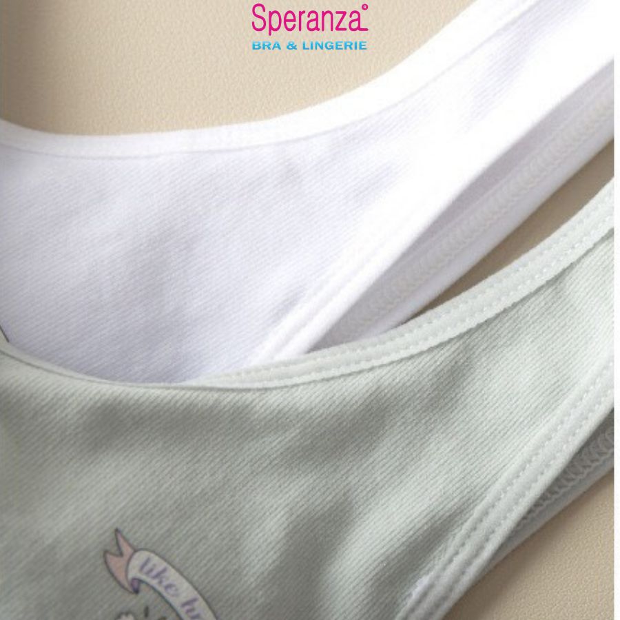 Áo Lá Nữ Sinh Speranza, Vải Cotton Mềm Mại, Thoáng Mát, Có Đệm Bên Trong - SPAL075SH